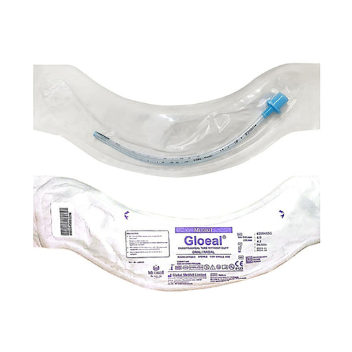 Medikit Gloeal Alpha cuffless endotracheal tube 4.5 mm packaging