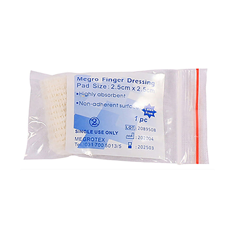 Megrotex Finger Dressing 25 x 25mm 100 Pack