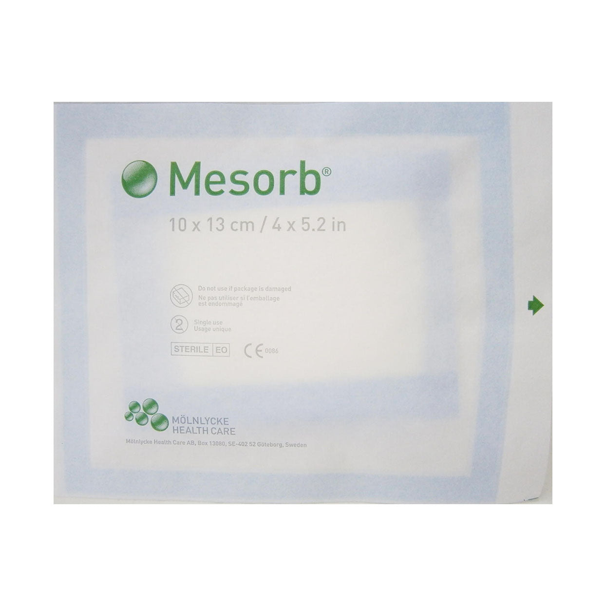 Metasorb Dressing Mesorb Absorb Dressing 10cm x 13cm - Med365