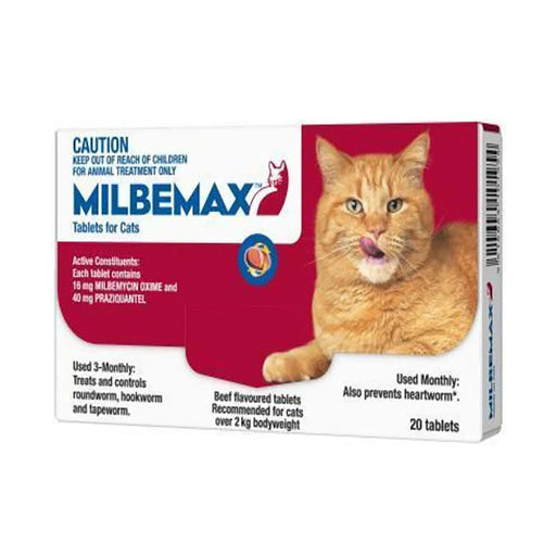Milbemax Tasty Cat 20 Tablets
