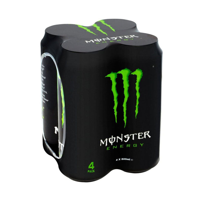 Monster Original Can 500ml x 4 Pack