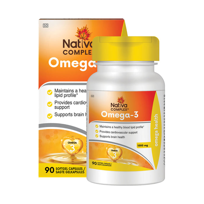 Nativa Omega 3 Complex 90 Softgel Capsules