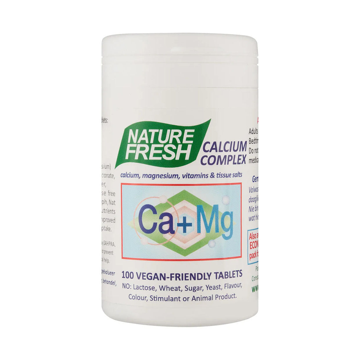 Nature Fresh Calcium Complex 100 Tablets - Med365