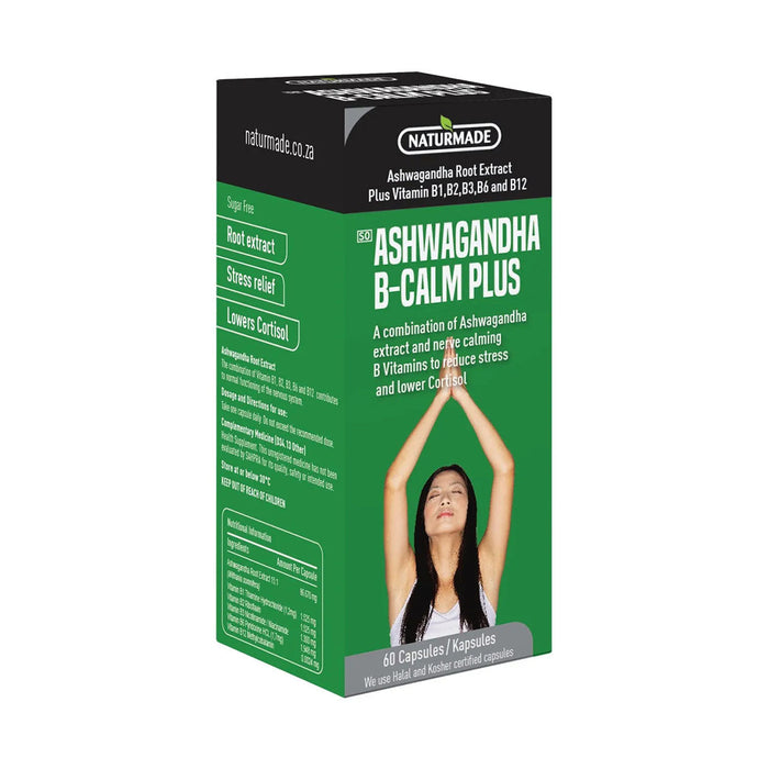 Naturmade Ashwagandha B-Calm Plus 60 Capsules
