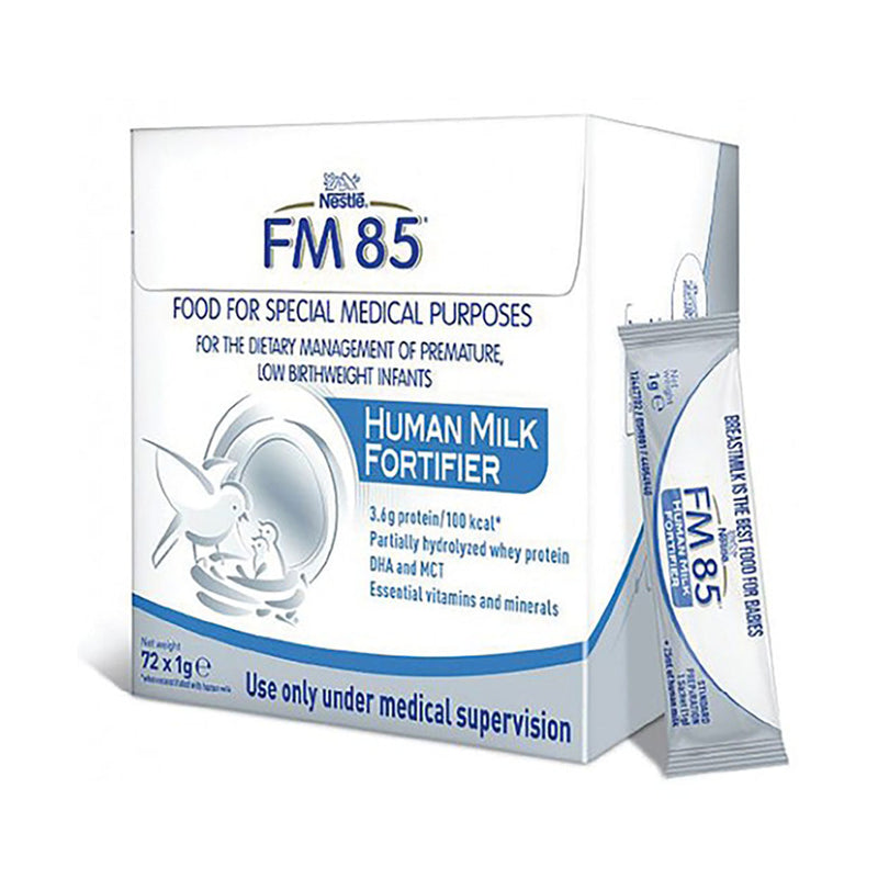 Nestle FM 85 human milk fortifier 1 g sachets 72 pack