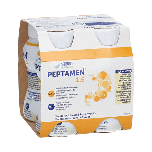 Nestle Peptamen 1.6 Vanilla 200ml x 4 Pack
