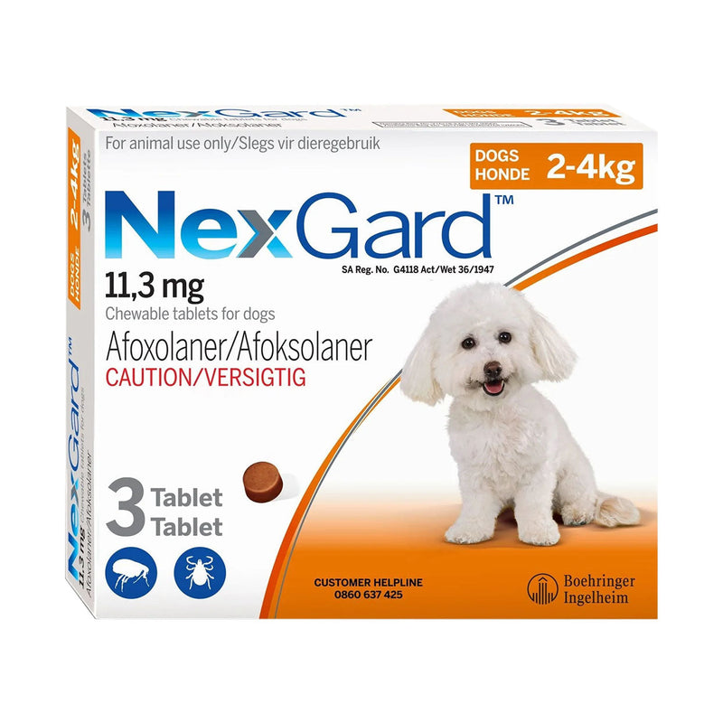 Nexgard 2 - 4kg 3 Chewable Tablet