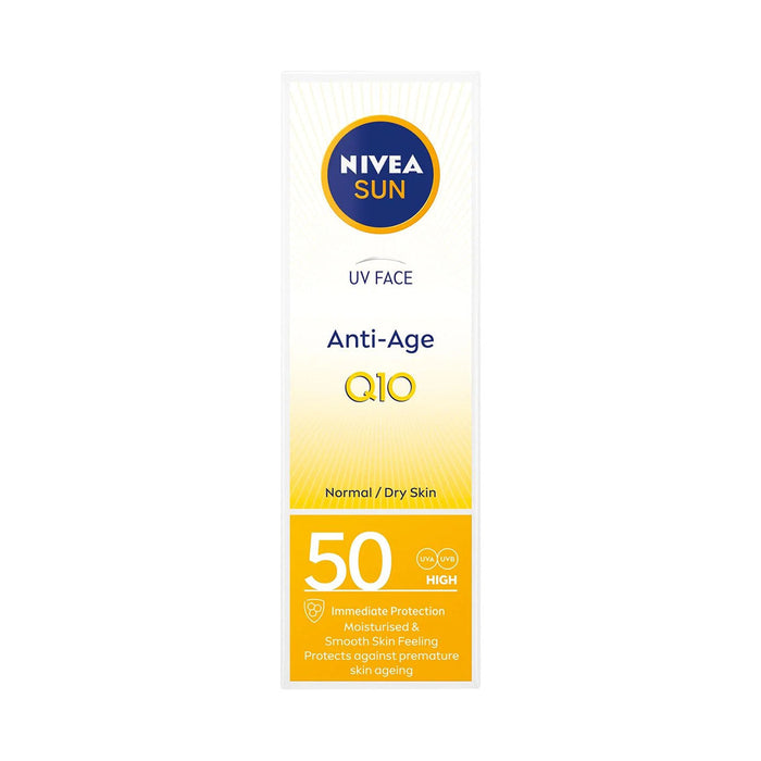 Nivea Sun SPF50 Q10 Anti Age Face Cream 50ml