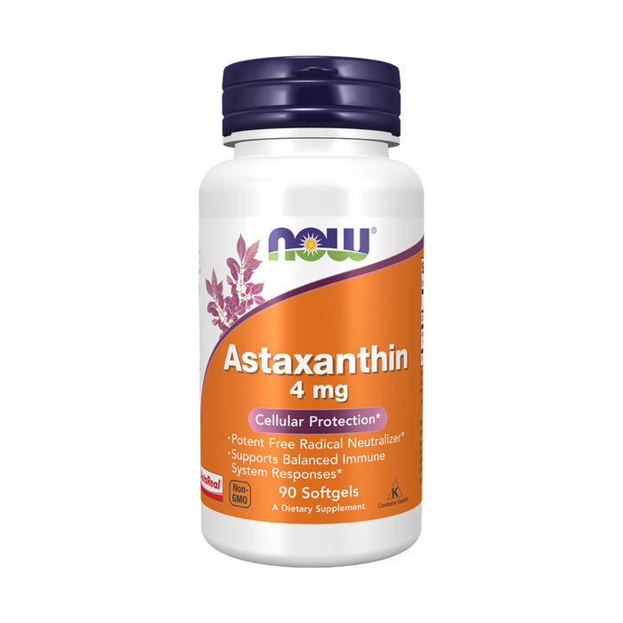 Now Astaxanthin 4mg 90 Softgels Capsules