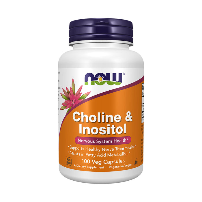 Now Choline & Inositol 100 Veg Capsules