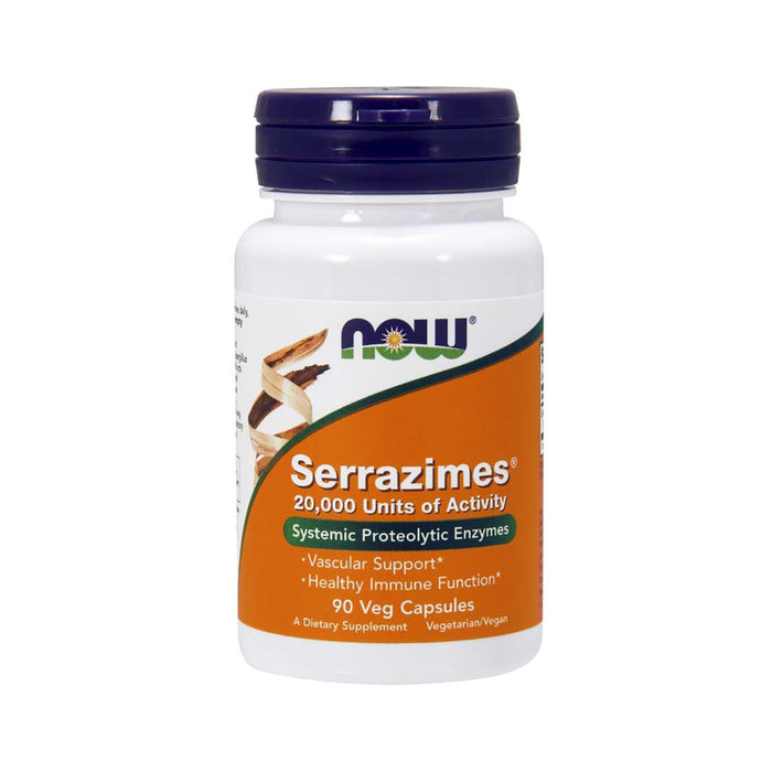 Now Serrazimes 20 000 Units 90 Veggie Capsules