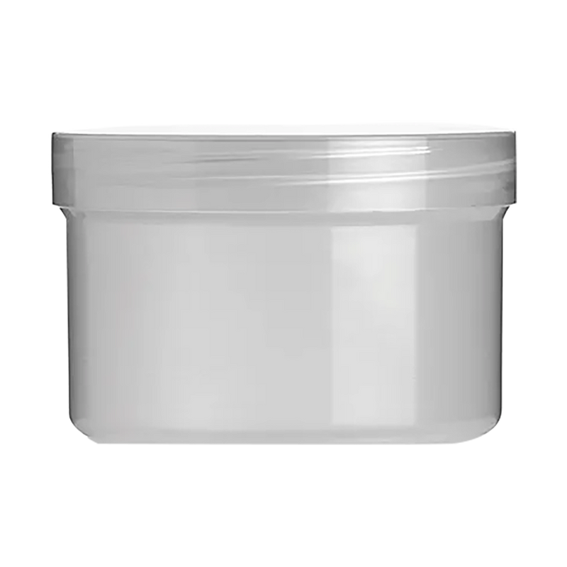 Ointment Jar 250g Clear Screw Cap 10 Pack