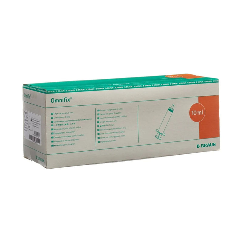Omnifix Syringes 10ml 3 part Luer Lock 100 Pack