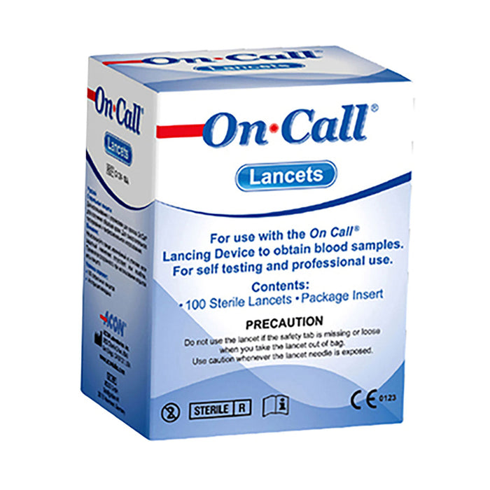 On Call Lancet 2.2mm 26g 100 Pack