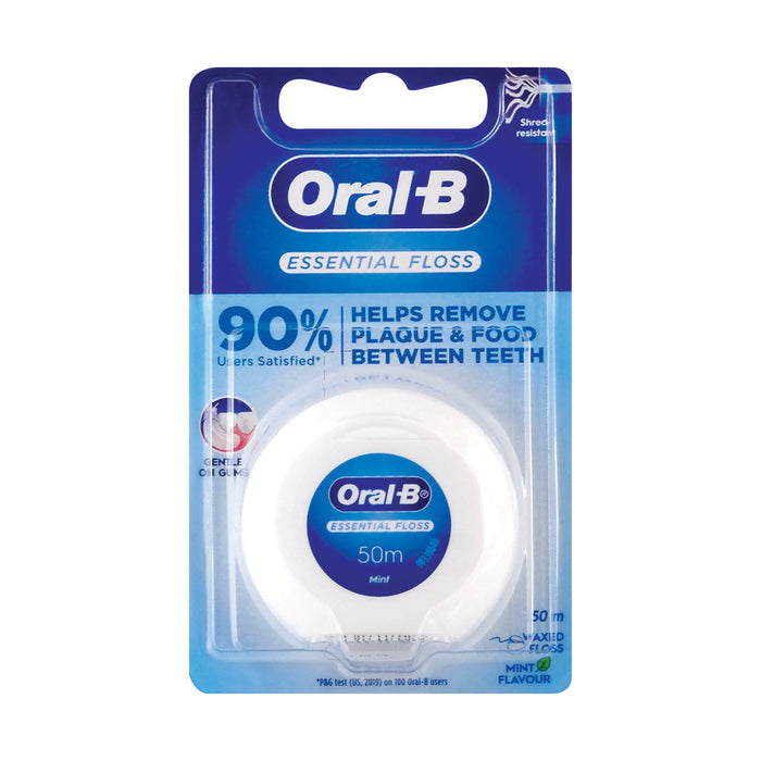 Oral-B Floss Essential 50m Mint Waxed