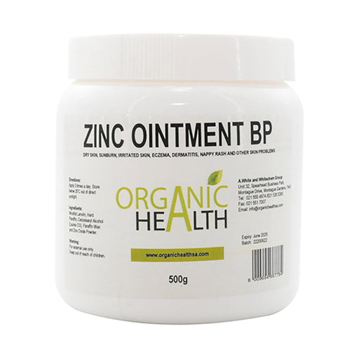 Organic Health White Zinc Ointment 500g