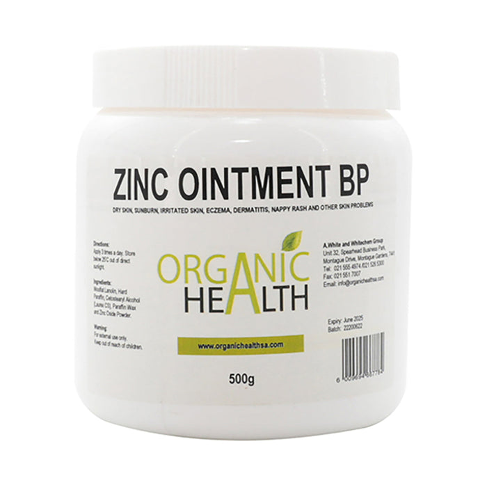 Organic Health White Zinc Ointment 500g