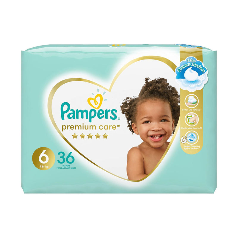 Pampers Premium Care Size 6 36 Nappies