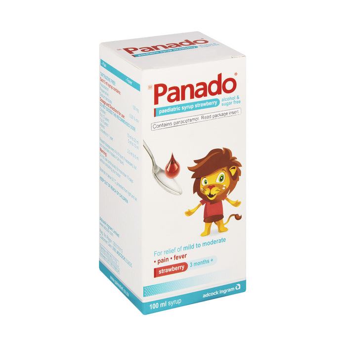Panado Paediatric Strawberry Syrup 100ml
