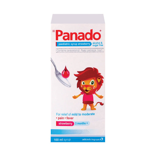 Panado Paediatric Strawberry Syrup 100ml