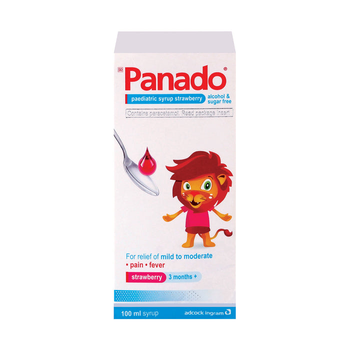 Panado Paediatric Strawberry Syrup 100ml