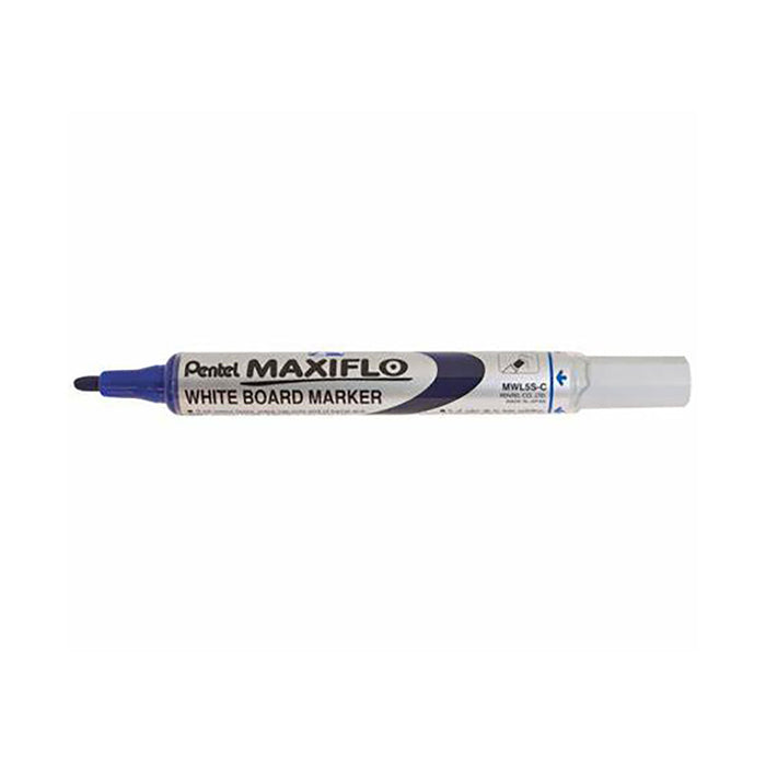 Pentel Maxiflo Whiteboard Marker Blue 12 Pack