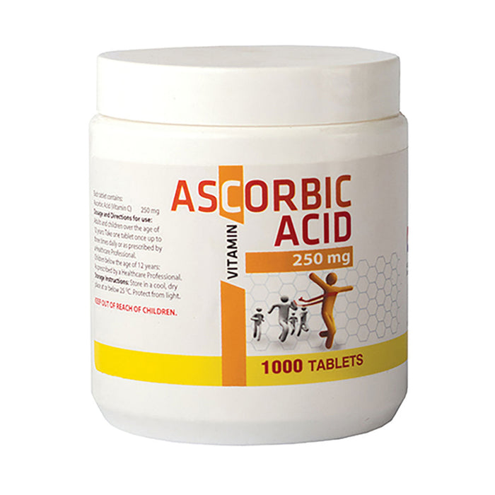 Pharmachem Ascorbic Acid 250mg 1000 Tablets