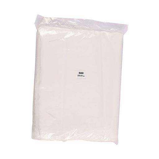 Plastic Bag White 23 x 31cm 500 Pack