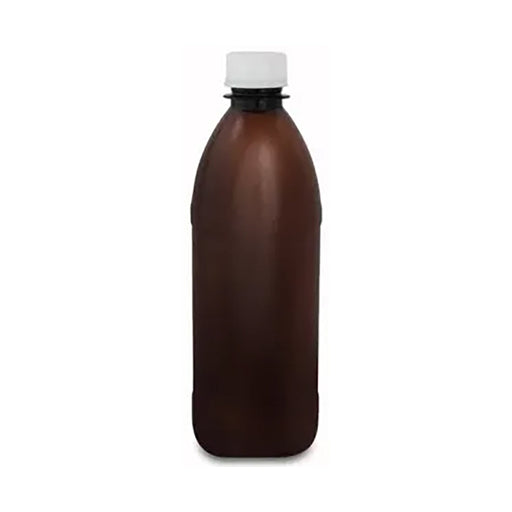Plastic Bottle Amber 500ml 1 Unit