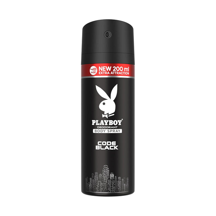 Playboy Deodorant Code Black 200ml