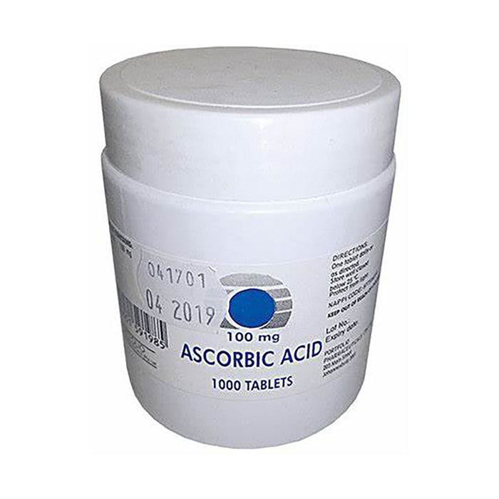 Portfolio Ascorbic Acid 100mg 1000 Tablets