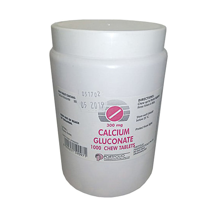 Portfolio Calcium Gluconate 1000 Tablets