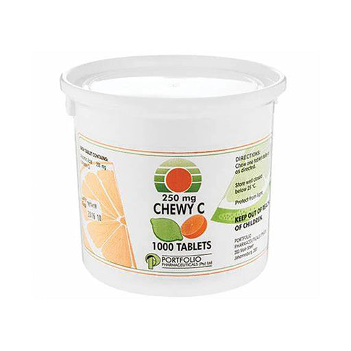 Portfolio Chewy-C 250mg 1000 Tablets