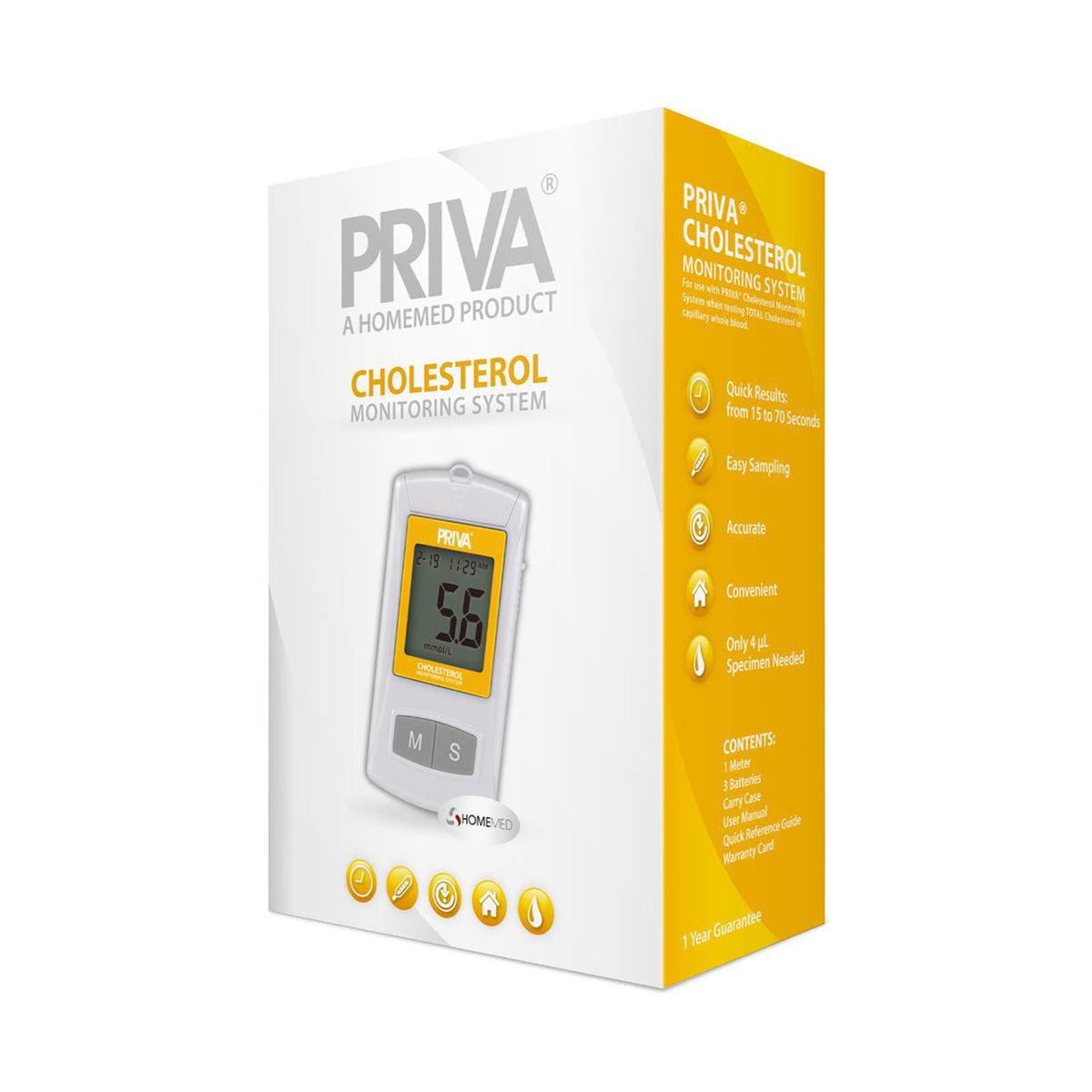 Priva Cholesterol Meter - Med365