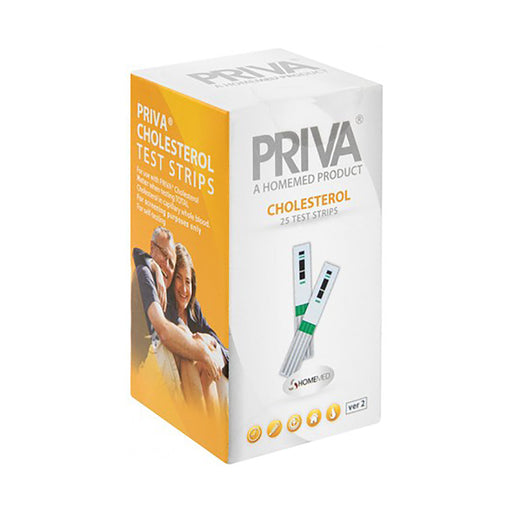 Priva Cholesterol Strips 25 Strips