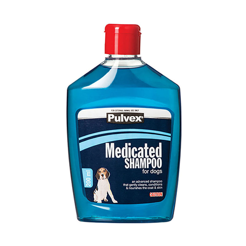 Pulvex Medicated Shampoo for Dogs 200ml