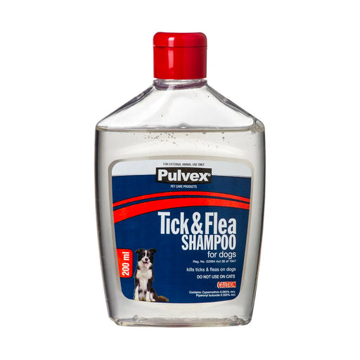 Pulvex Tick & Flea Shampoo 200ml