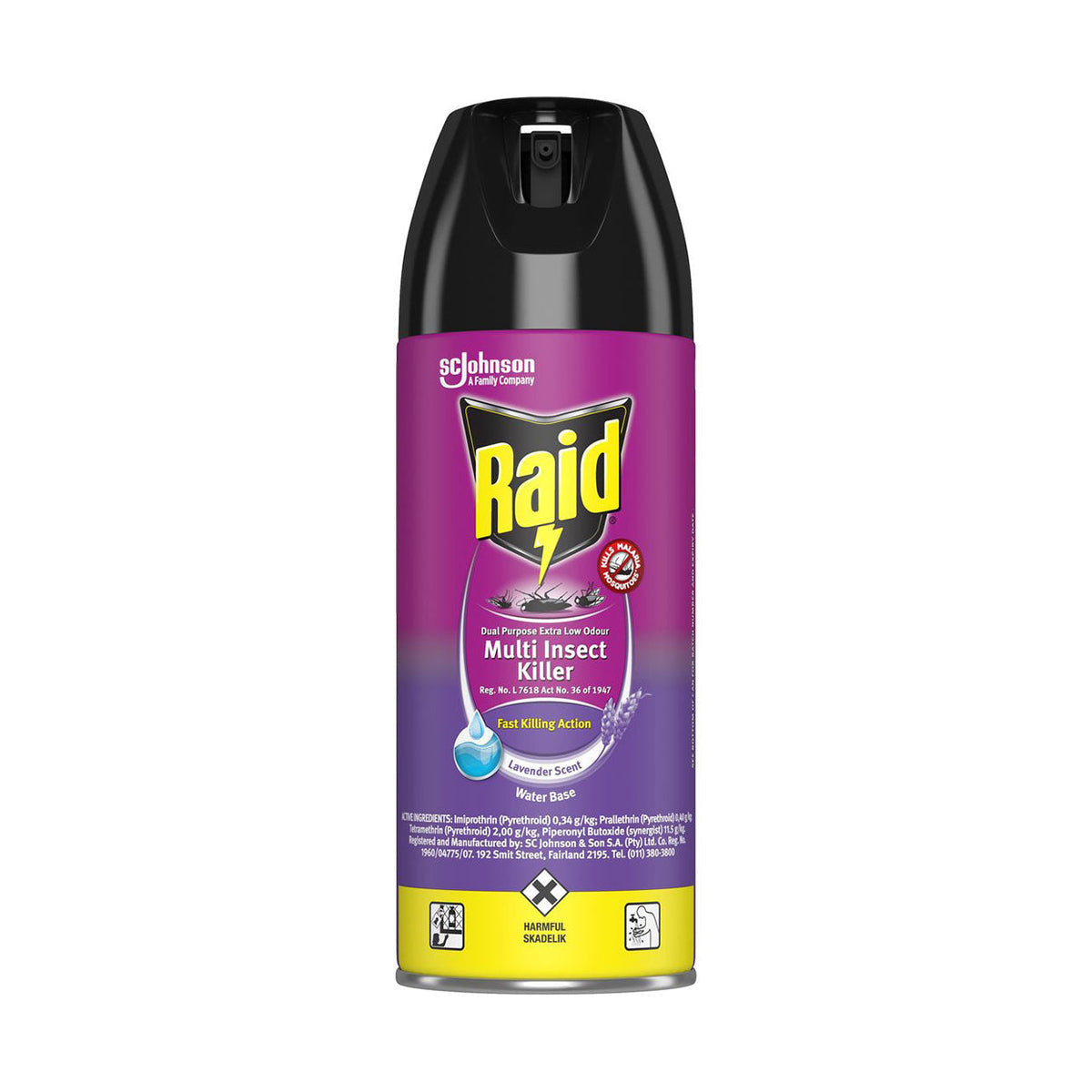 Raid Multinsect Raid Multi Insect Killer Lavender Scent 300ml - Med365