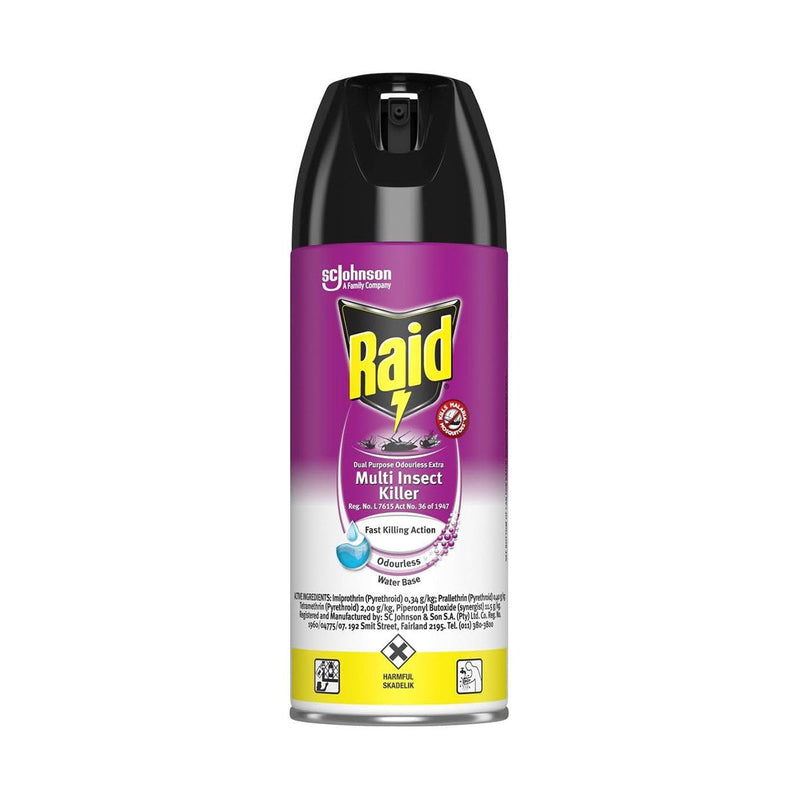 Raid Multi Insect Label Instructions Raid Multi Insect Killer Odourless 300ml - Med365