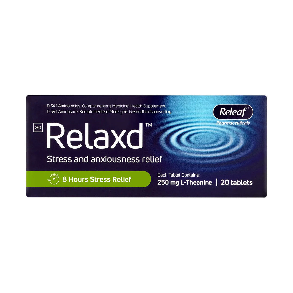 Relaxd 20 Tablets - Med365