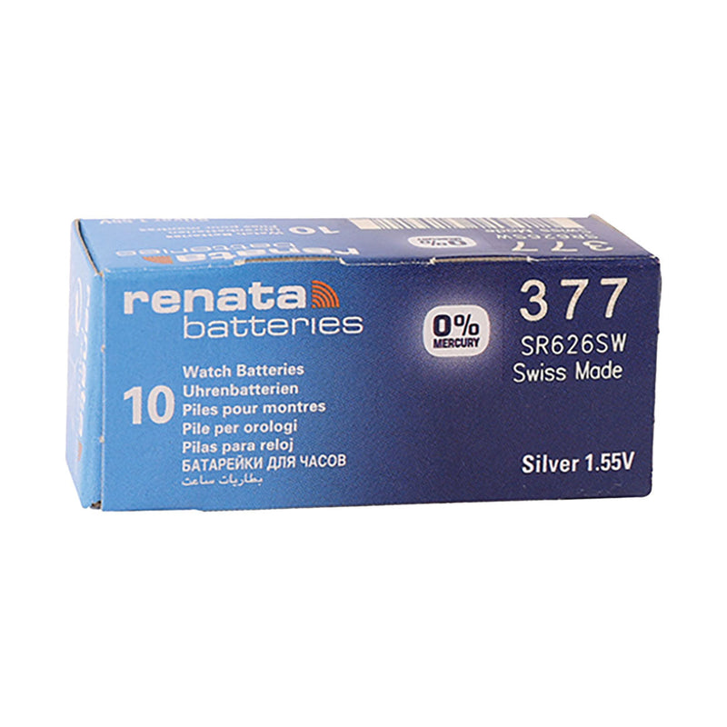 Renata Batteries Watchs V377 10 Pack