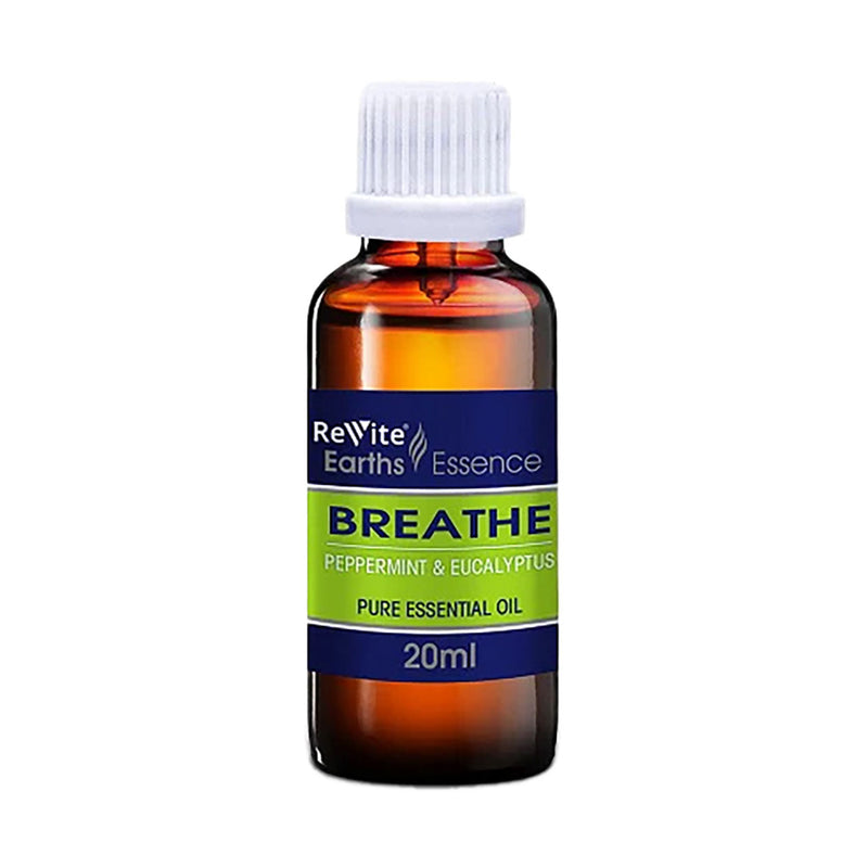 Revite Earths Essence Breathe Oil Peppermint & Eucalyptus 20ml