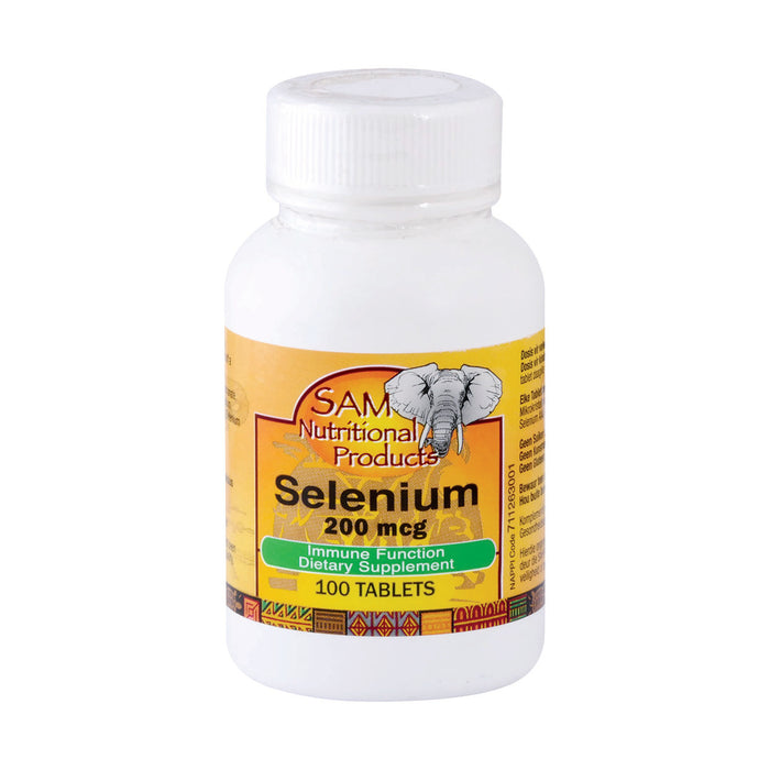 SAM Selenium 200mcg 100 Tablets
