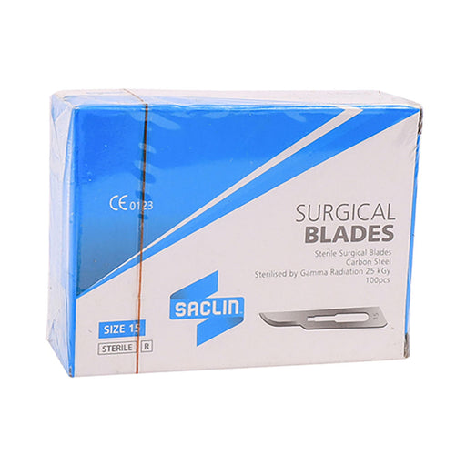 Saclin Surgical Blade Size 15 100 Pack