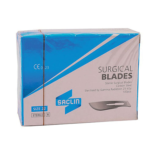 Saclin Surgical Blade Size 22 100 Pack