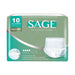 Sage Adult Pull Up Pants Extra Large 10 Pack