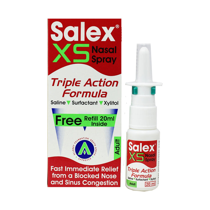 Salex Xs Triple Action Nasal Spray 20ml