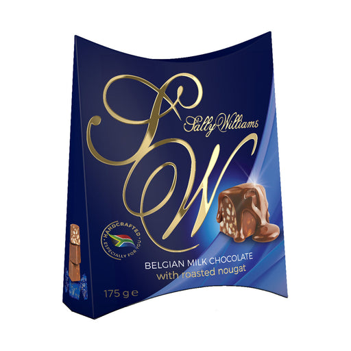 Sally Williams Belgian Milk Chocolate Roast Nougat 175g