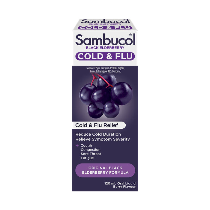 Sambucol Cold And Flu Syrup 120ml