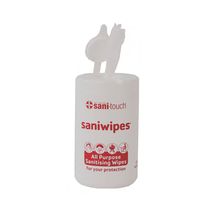 Sanitouch Mediwipe Canister 80 Alc 150 Wipes